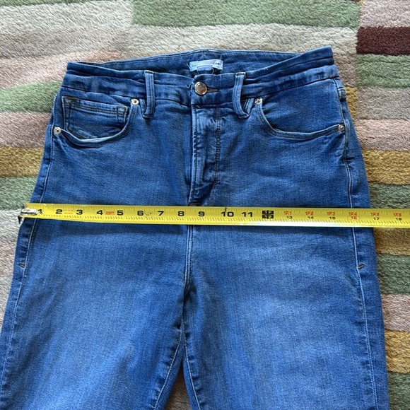 Good American good legs gw873t blue skinny jeans women's size 10/30 - Picture 5 of 14